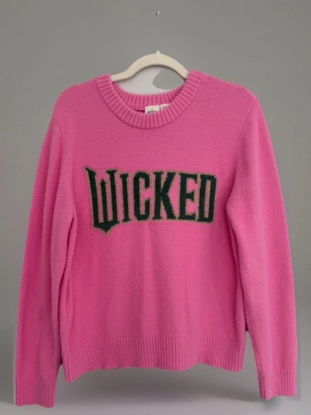 Pink 'Wicked' Crewneck Sweater Limited Edition. Never worn before. - Picture 4 of 5